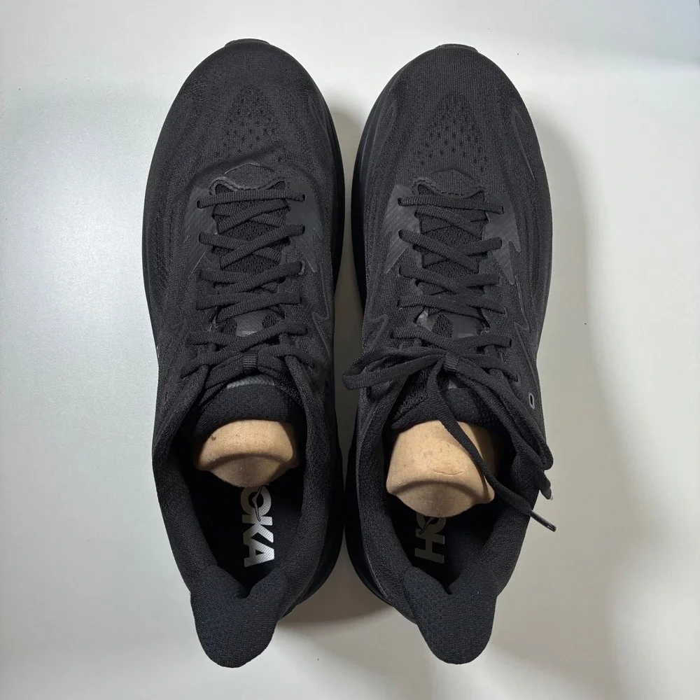 Hoka One One Men's All-Black Athletic Running Shoes